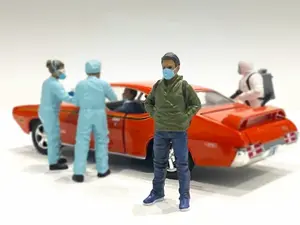 Hazmat Crew Figurine V for 1/24 Scale Models by American Diorama