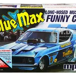 Skill 2 Model Kit "Blue Max" Long Nose Mustang Funny Car 1/25 Scale Model Car by MPC