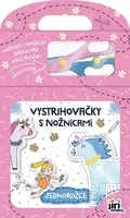 Vystrihovačky s nožnicami Jednorožce