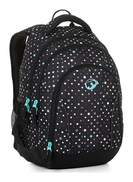 Školní batoh Bagmaster Supernova 23 A Pink/White/Turquoise