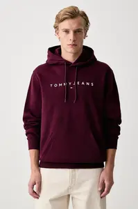Tommy Jeans  mikina s kapucňou pánska s bavlnou