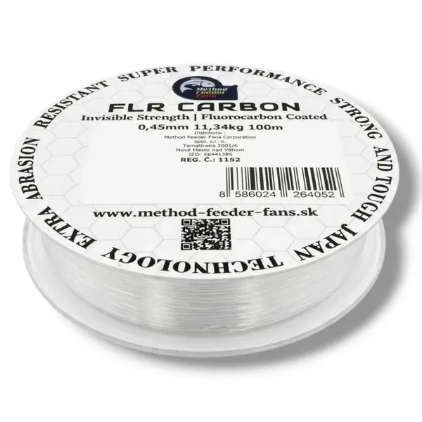 Method feeder fans fluorocarbon coated čirý 100 m - 0,25 mm 5,88 kg