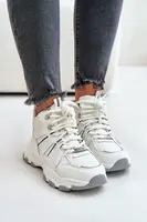 Zateplené Dámské Tenisky Big Star Bílé