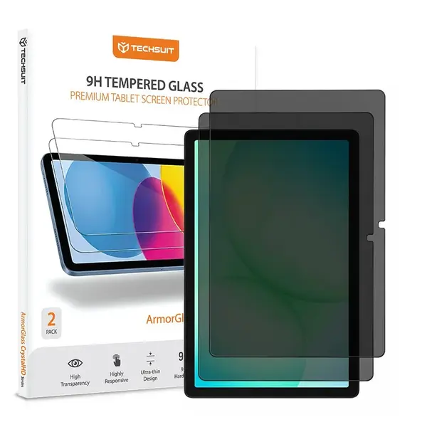 Techsuit ArmorGlass CrystalHD Privacy, Samsung Galaxy Tab A9 Plus / A11 Plus, 2 kusy