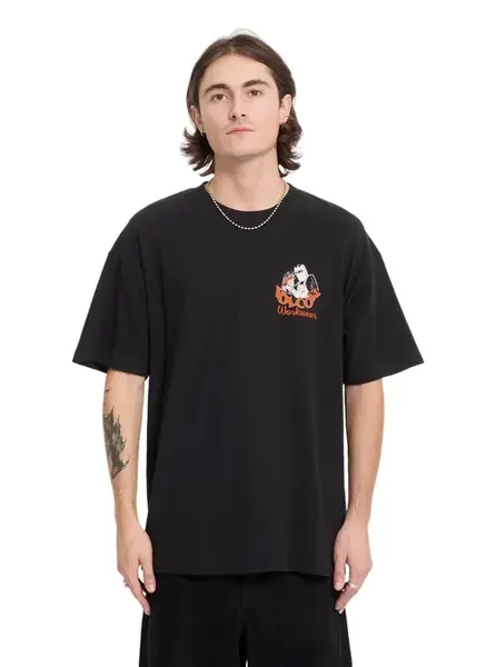 Volcom pánské tričko Always Grinding Black | Černá | Velikost XL
