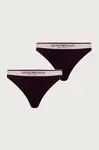 Emporio Armani Underwear  nohavičky dámske bavlnené s elastanom 2-pak