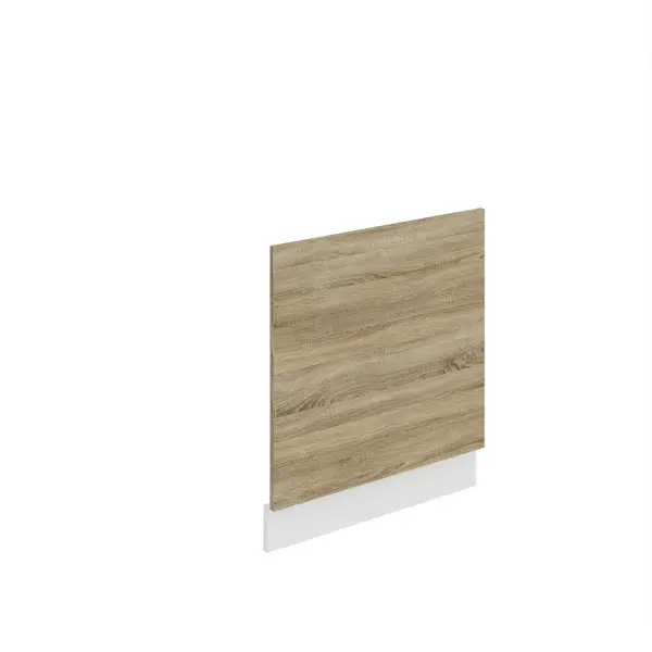 B BELINI GROUP KRYCÍ ČELO pro myčku PO. 60 cm, bez úchytu, Dub Sonoma