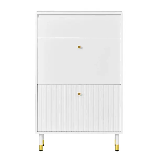 FLIEKS BOTNÍK Úzký Výklopy Zásuvka Vlnitý Design MDF
