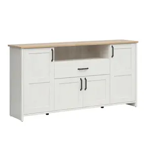 Petits-meubles SIDEBOARD Aksel Bílá a dřevo