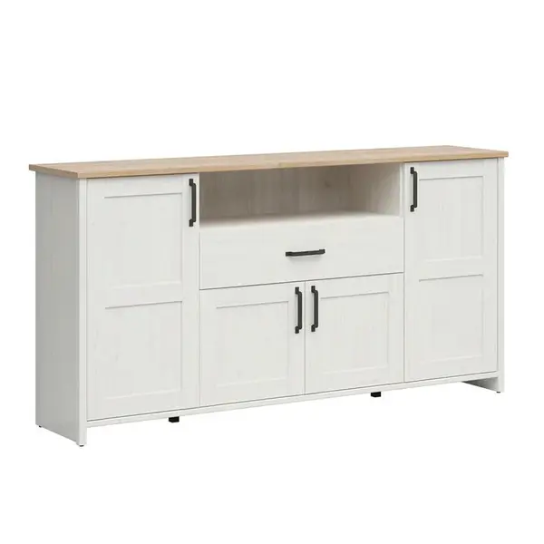 Petits-meubles SIDEBOARD Aksel Bílá a dřevo