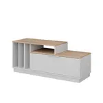 Vicco LOWBOARD Betti, Bílá/Sonoma, 120 x 49.9 cm s 1 dveřmi