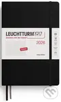 Daily Planner 2026 Medium (A5) Black - tečkovaný