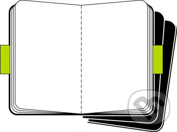 Moleskine - sada 3 malých čistých notesov (čierna väzba)