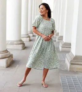 Gemre Green floral dress Edoardo