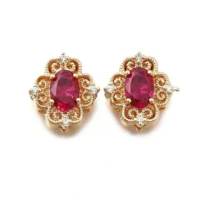 Brass Glass Beads