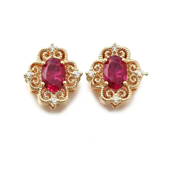 Brass Glass Beads