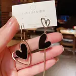 Alloy Enamel Dangle Stud Earrings