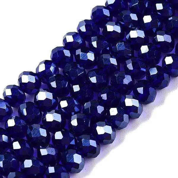 Electroplate Glass Beads Strands
