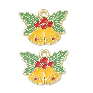 Christmas Alloy Enamel Pendants