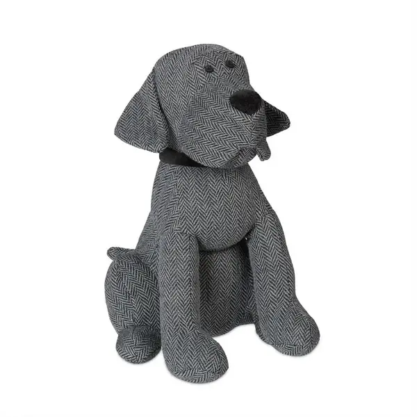 Relaxdays ZARÁŽKA Šedá Černá Pes 28 cm
