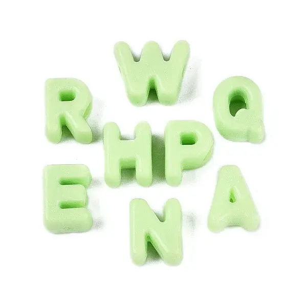 Opaque Acrylic European Beads