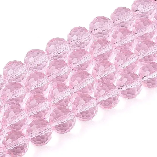 Transparent Glass Bead Strands