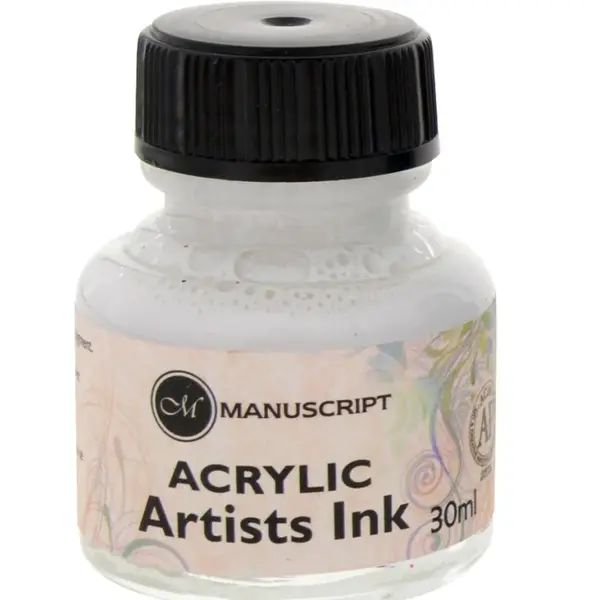 Kaligrafický inkoust Manuscript 30ml – bílý