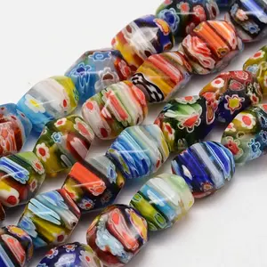 Handmade Millefiori Glass Bead Strands
