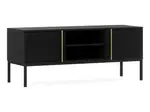 TV stolek LANZZI 120x40 cm, černý