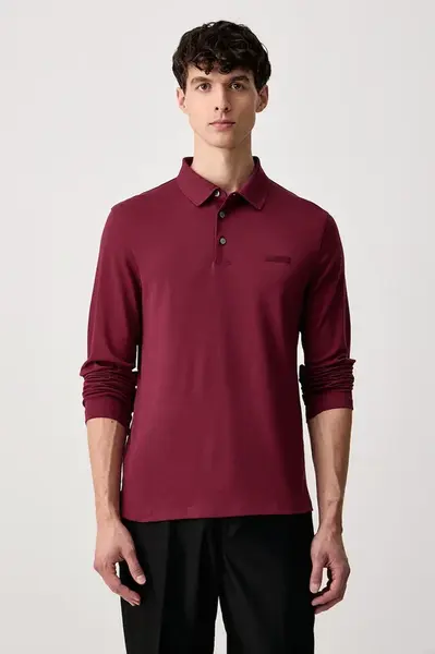 Calvin Klein  tričko s dlouhým rukávem pánské bavlněné
