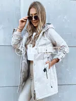 Dámská bunda parka STARK STYLE Barva světle béžová DSTREET
