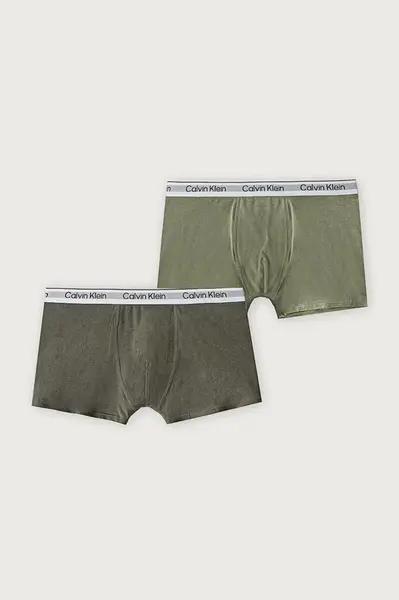 Calvin Klein Underwear  priliehavé boxerky detské bavlnené s elastanom 2-pak