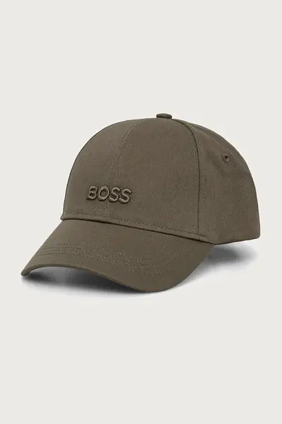 BOSS  čiapka so šiltom dámska bavlnená Ari