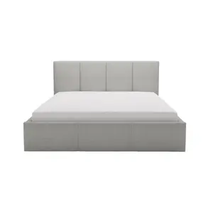 Fedve POLSTEROVÁ POSTEL Celano Slim 140x200 cm, Šedá