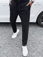 Černé pánské chinos kalhoty Dstreet