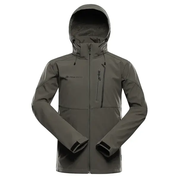 Pánská softshellová bunda s membránou alpine pro hoor 2 zelená 4xl