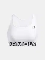 Dámská podprsenka Under Armour UA HG Mid Branded-WHT - Dámské