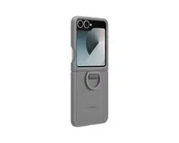 Silikonový kryt s kroužkem Samsung EF-PF741TJE pro Samsung Galaxy Z Flip6/7 FE, šedá