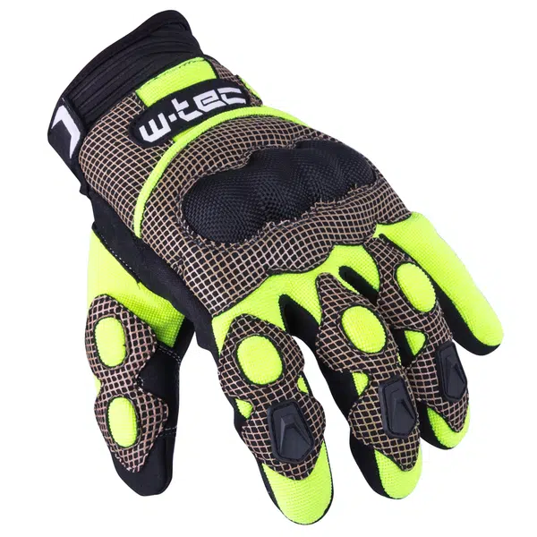Motokrosové rukavice W-TEC Derex černo-žlutá XXL