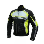 Pánská textilní moto bunda Spark Mizzen černá-fluo S
