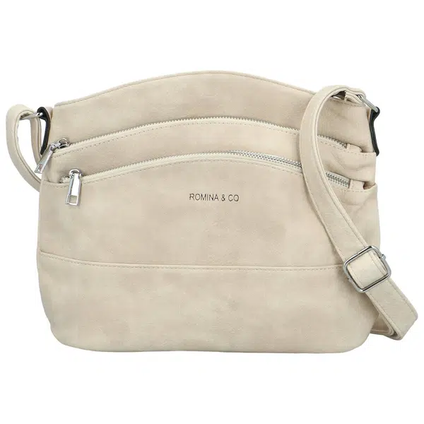 Dámská crossbody kabelka krémová - Romina & Co Bags Nerys
