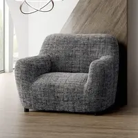 Bielastické potahy VITTORIA šedá křeslo (š. 60 - 110 cm)