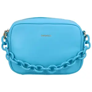 Dámská crossbody kabelka nebesky modrá - DIANA & CO Aftery