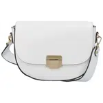 Dámská kožená crossbody kabelka bílá - Delami Jarrah