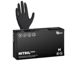 Nitrilové rukavice Espeon Nitril Ideal - 100 ks, černé, velikost M (100084) + dárek zdarma