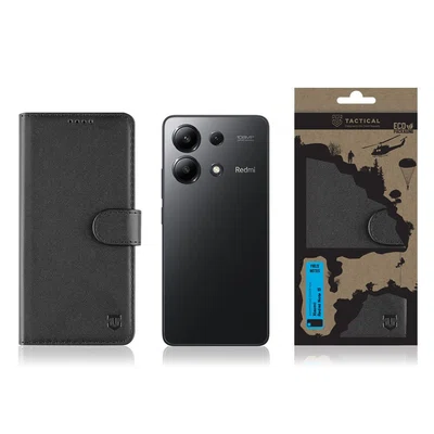 Flipové pouzdro Tactical Field Notes pro Vivo Y35, černá