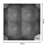 Puzzle zátěžová podložka inSPORTline Rubber 1,2 cm