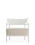 Venkovní křeslo CARA MAT, více variant - Kartell Barva: Bílá/béžová