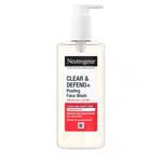 Neutrogena Čisticí gel proti pupínkům Clear & Defend+ (Facial Wash) 200 ml