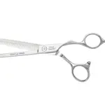 Efilační nůžky s mikroozubením Olivia Garden SilkCut® Pro Thinner EUR 6,35" stříbrné (SIT-PRO6.35) + dárek zdarma